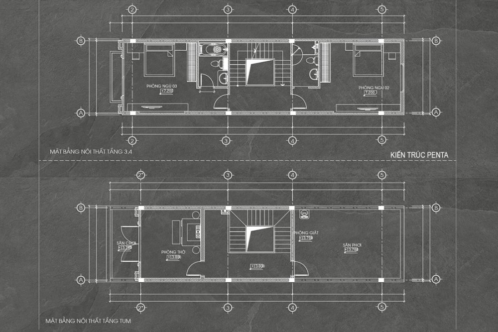 Thiết kế nhà phố tân cổ điển 5 tầng tại Quảng Ninh